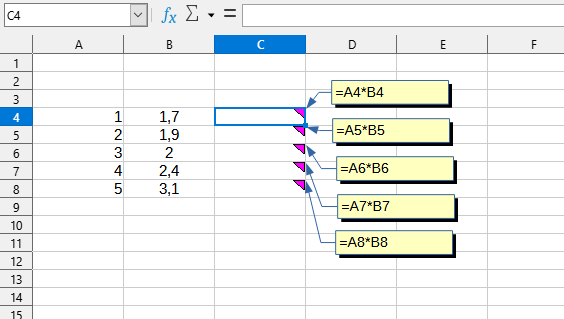 Comment > Move comment to cell