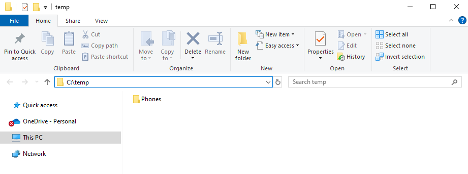YLC Utilities > File > Create new folders from selection