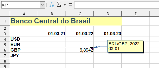 External Data > Currency exchange rates