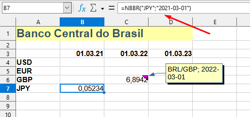 External Data > Currency exchange rates