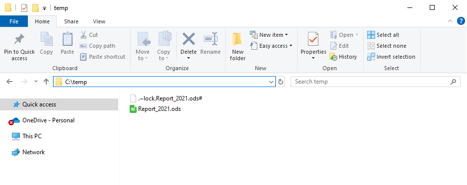 YLC Utilities > File > Open current file folder