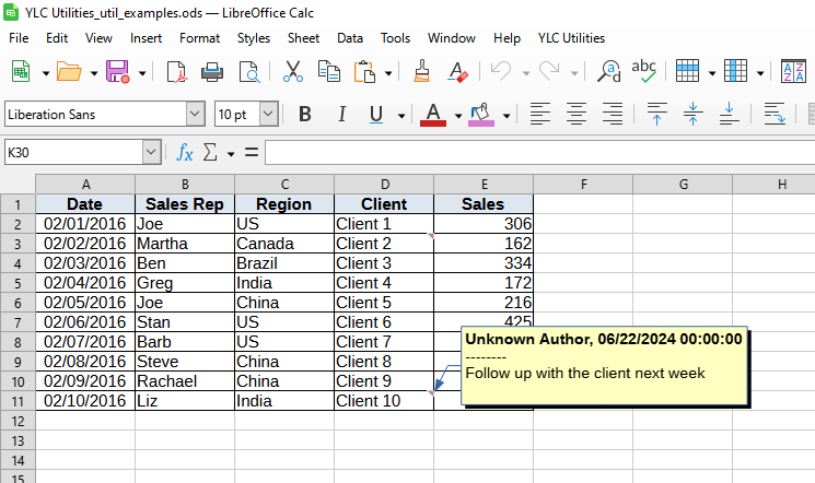 Comment > Show/Hide authorship