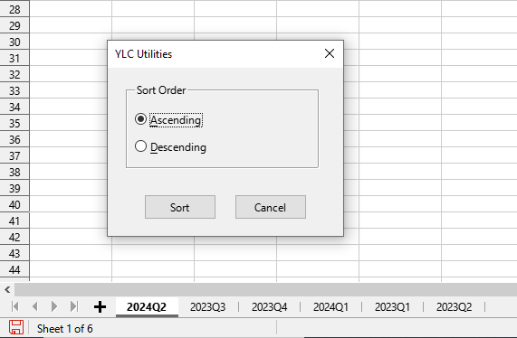 Sheet > Sort sheets