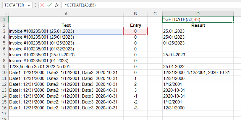 Приклад використання функції GETDATE()