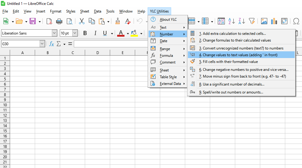 Число › Змінити значення на текстові (додавши ' попереду)
