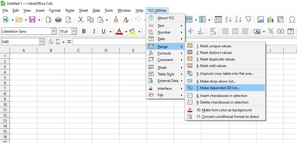 Діапазон › Створити пов'язаний випадаючий список