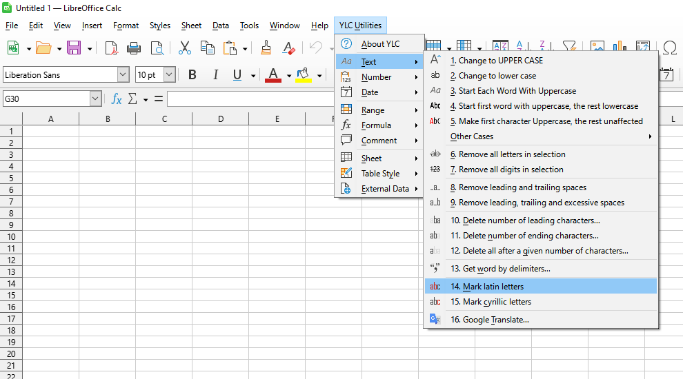 Текст › Позначити латинські літери