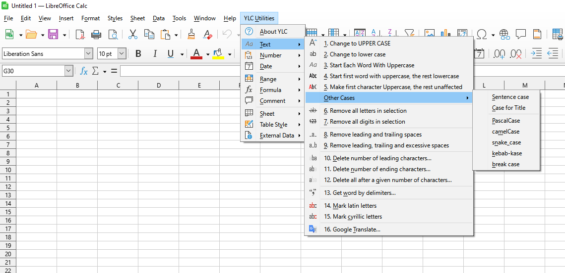 YLC Utilities > Текст › Інші регістри