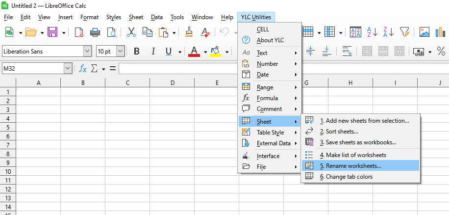 Перейменувати робочі аркуші