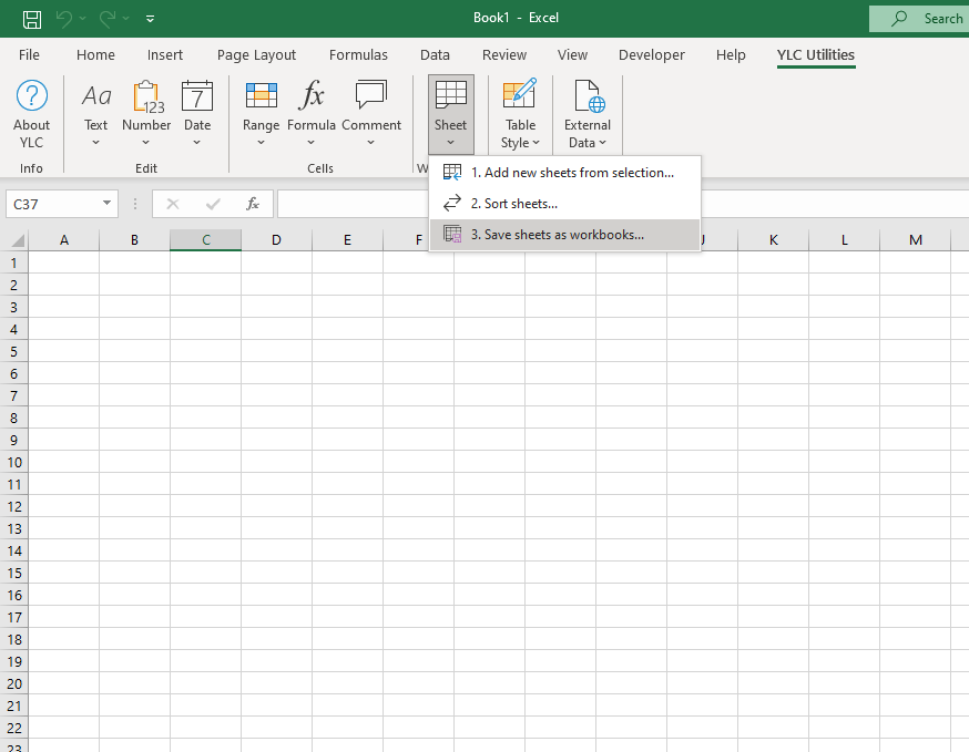 Зберегти аркуші як окремі книги